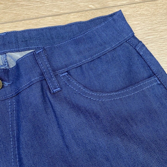 Blue Delta Jeans Women’s 29x30 Blue Stretch Handmade Custom RAW Denim USA $450 - Picture 4 of 9